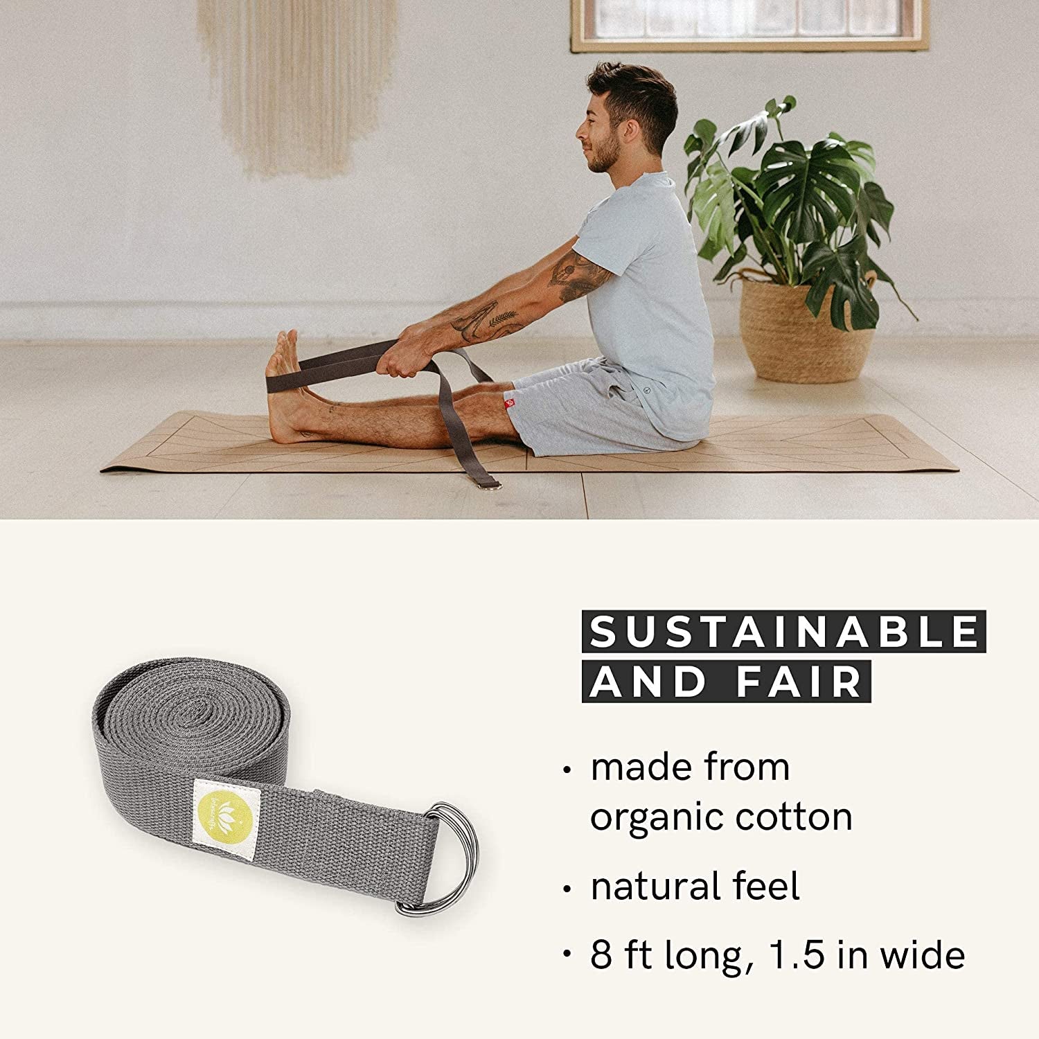 Yoga Strap for Stretching 