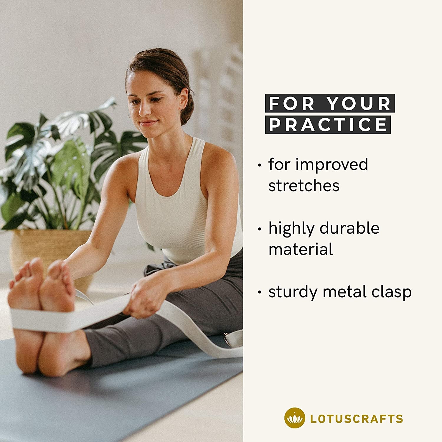 Yoga Strap for Stretching 